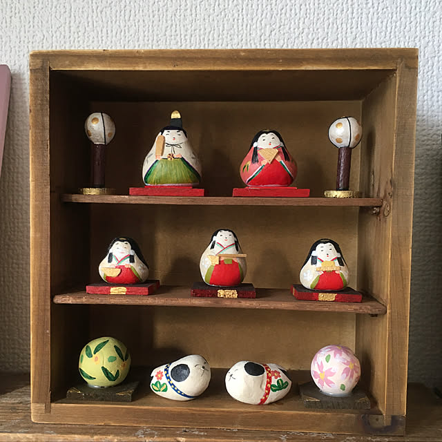 手作り/可愛い雛人形/ひな祭り/棚のインテリア実例 - 2020-02-24 14:43:38