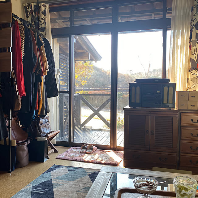 洗濯日和/日本家屋/昭和の家/ウッドデッキのある暮らし/ベッド周りのインテリア実例 - 2023-01-08 10:21:45
