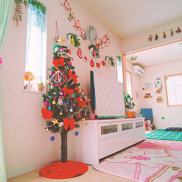 部屋全体/クリスマス/フォロワーさんに感謝♥/見てくださってありがとうございます。/家族で暮らす...などのインテリア実例 - 2019-11-21 11:33:54