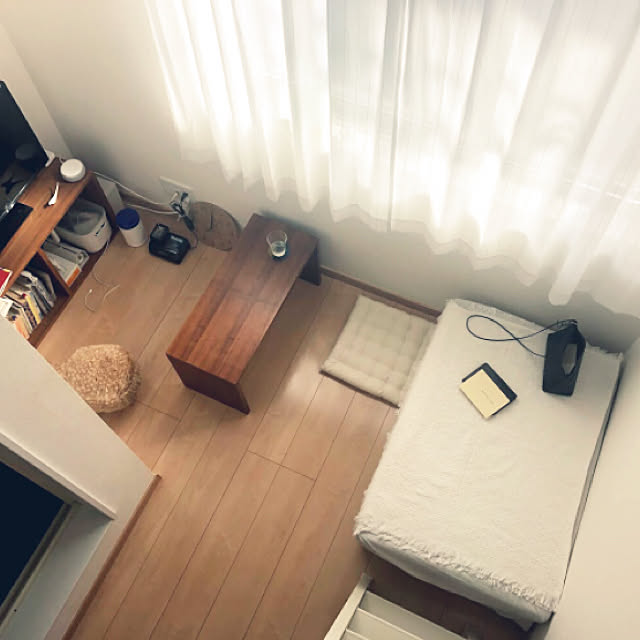 ロフトのある部屋/無印良品/一人暮らし/Amazon/部屋全体のインテリア実例 - 2021-03-14 23:34:36