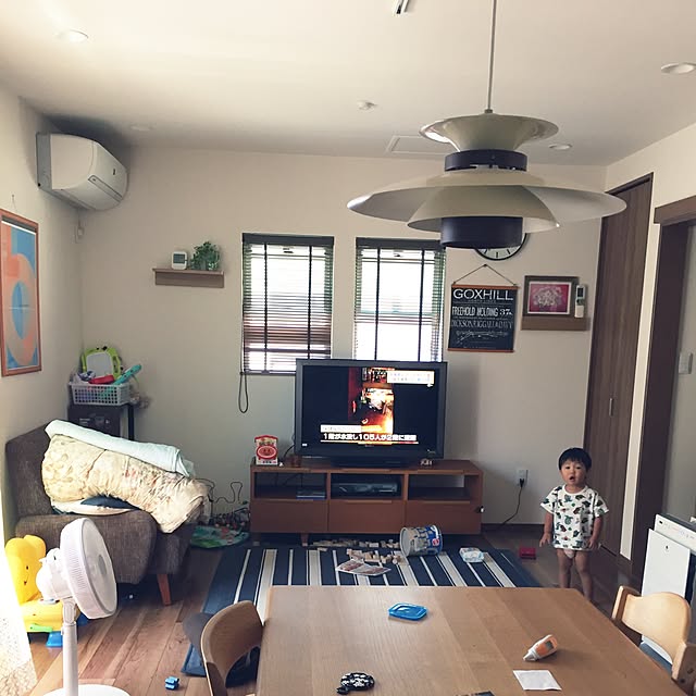 部屋全体/子供のいる部屋/ニトリ/北欧のインテリア実例 - 2016-08-31 21:43:23