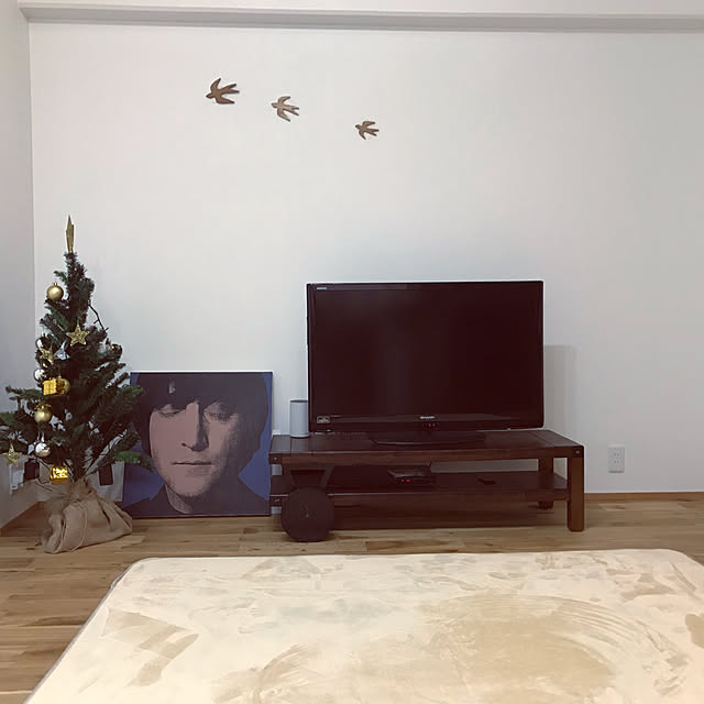 ホットカーペット/クリスマスツリー/ミニマリストに憧れて/ものを持たない暮らし/中古マンションリノベーション...などのインテリア実例 - 2019-11-22 08:32:23