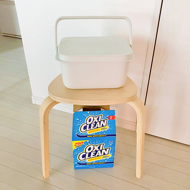 Denchanのmarna-マーナ バケツ W627 ５L ふた付き 目盛り付き つけ置き洗い 置き洗い 洗濯 掃除 きれいに暮らす 持ち手付き スタッキング おしゃれ marnaの家具・インテリア写真