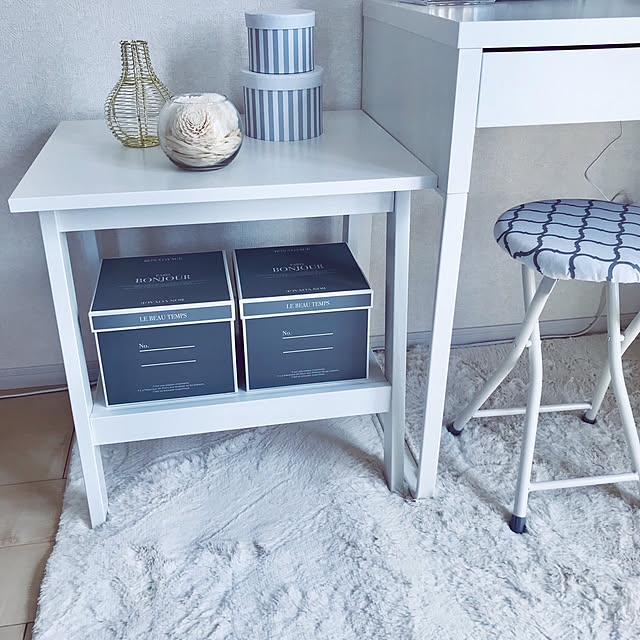 ふわふわのラグ/フラワースタンド/IKEAの棚/IKEA/お気に入り...などのインテリア実例 - 2019-05-05 15:30:11