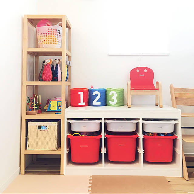 部屋全体/キッズスペース (リビング)/トロファスト/IKEA/TROFASTのインテリア実例 - 2018-09-13 08:40:47