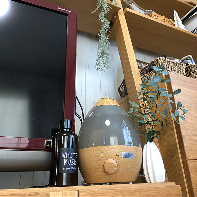 ユーカリは庭から♡/加湿器始めました/ホワイトムスク/家電/RCの出逢いに感謝✨...などのインテリア実例 - 2021-01-03 13:38:00