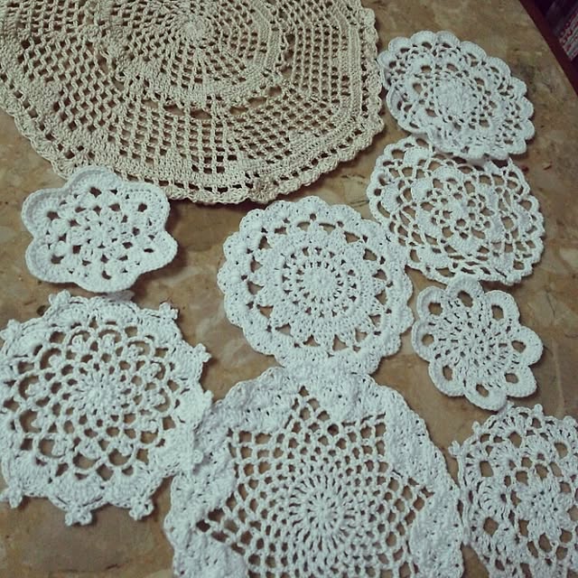 机/Daiso/セリア/ハンドメイド/ドイリー...などのインテリア実例 - 2016-05-19 10:14:15