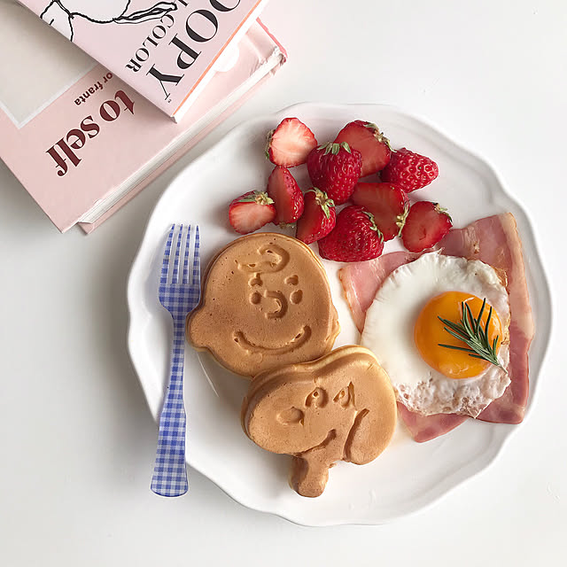 IKEA/一人暮らし/スヌーピー/カフェ風/机のインテリア実例 - 2019-04-29 13:40:51
