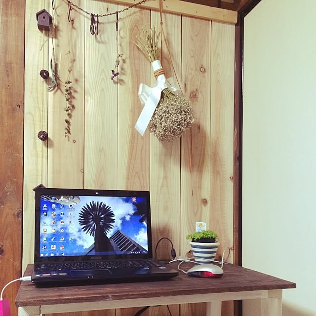 机/DIY/ハンドメイド/植物/手作り...などのインテリア実例 - 2014-07-05 21:17:02