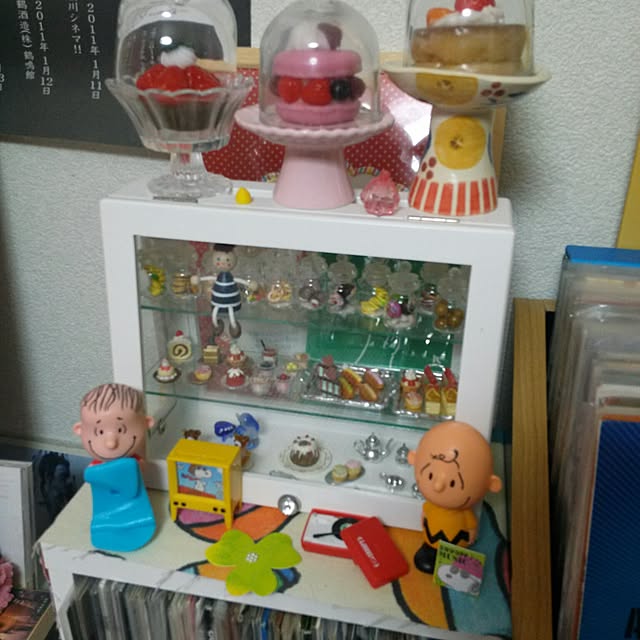 フィギュア/食玩/キャンドル/レコード棚/ベッド周りのインテリア実例 - 2016-01-14 22:58:34