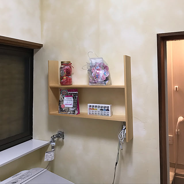 棚DIY/加工なし/余り物で/築25年/漆喰...などのインテリア実例 - 2019-06-15 21:08:23