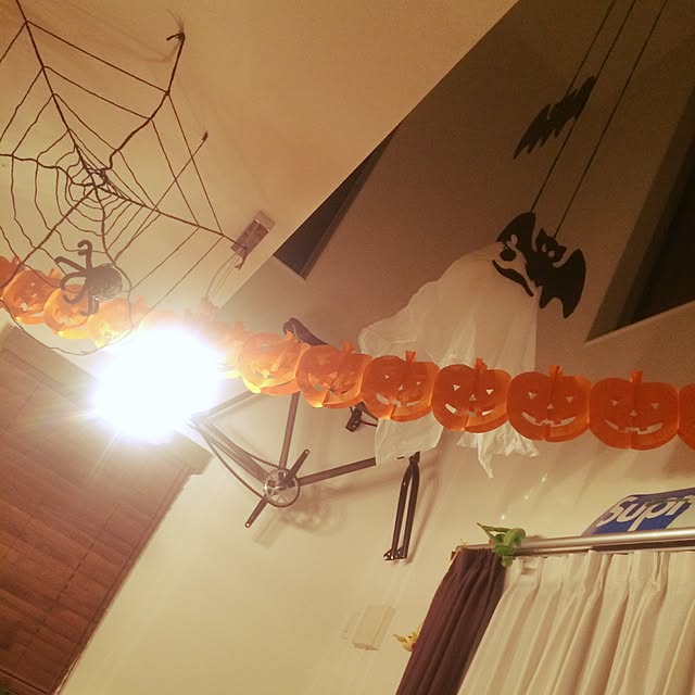 壁/天井/ハロウィン/ハンドメイドのインテリア実例 - 2015-09-20 22:12:06