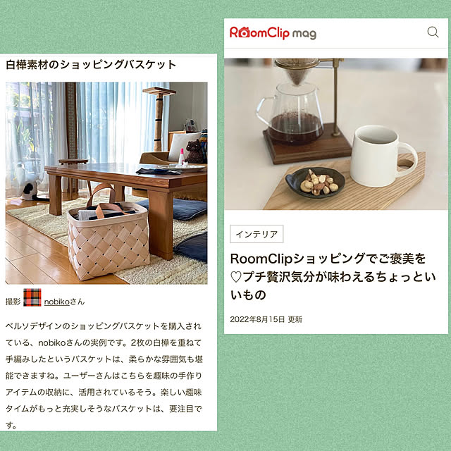 フォロワーさんに感謝♥/RoomClip mag 掲載/北欧のカゴ/ビー　弟　白黒/ネコのいる風景...などのインテリア実例 - 2022-08-17 21:29:39