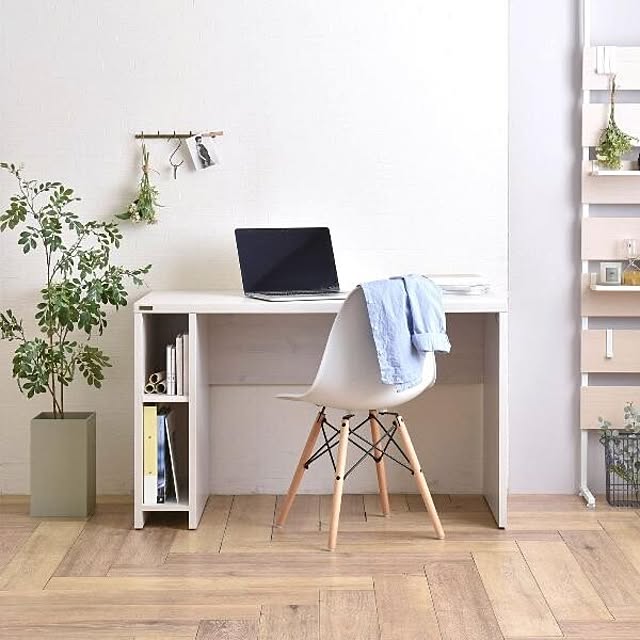 140cm幅 ☆超特価☆佐藤産業 HELM デスク サイドチェストセット 2