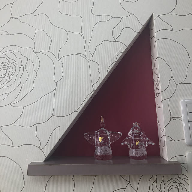 棚/藤田喬平ガラス美術館/桃色の壁/ガラスのお雛様のインテリア実例 - 2019-02-13 10:11:06