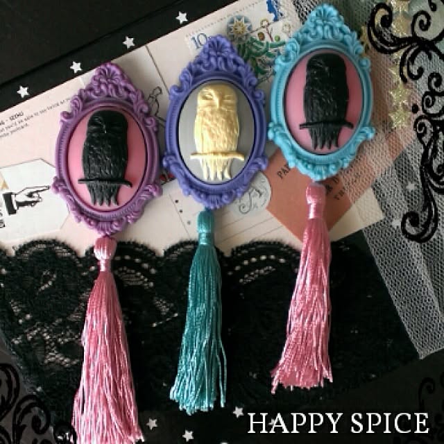壁/天井/バッグチャーム/ブローチ/ハンドメイド/雑貨...などのインテリア実例 - 2013-06-06 23:07:09