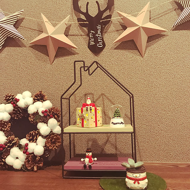 玄関/入り口/クリスマス/カフェ風のインテリア実例 - 2017-12-24 06:41:15