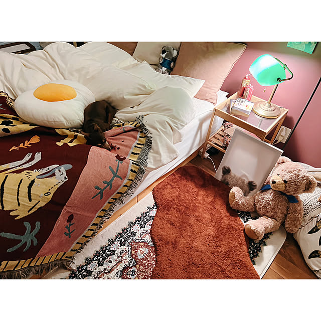 ベッド周り/快眠/マットレス/寝具/わんこと暮らす家...などのインテリア実例 - 2024-10-04 19:40:19