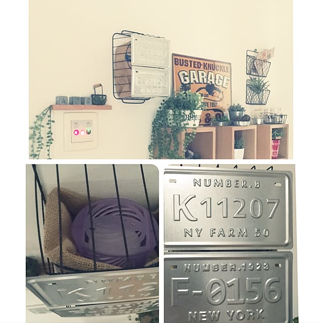 玄関/入り口/100均/無印良品/ダイソー/多肉植物...などのインテリア実例 - 2016-06-25 16:20:09