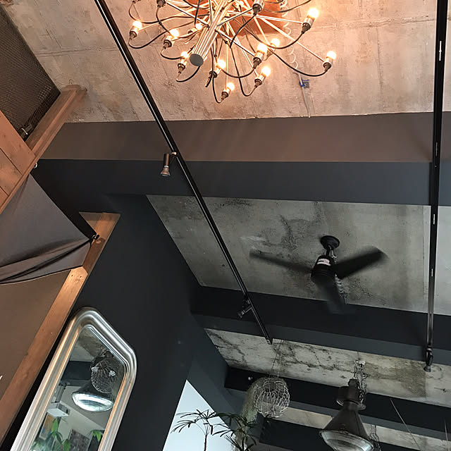 壁/天井/インダストリアル/多肉植物/グレーインテリア/買ってよかったモノ...などのインテリア実例 - 2017-08-19 12:35:11