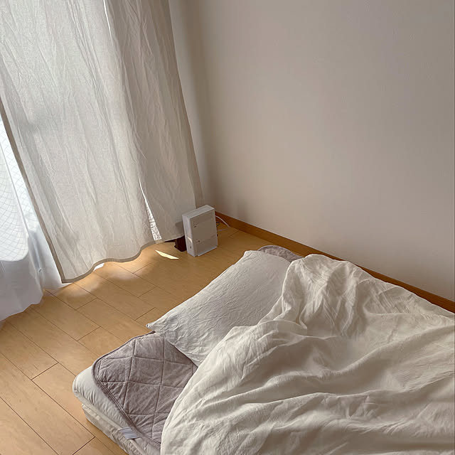 ニトリ/一人暮らし/無印良品/ベッド周りのインテリア実例 - 2021-01-11 12:46:54