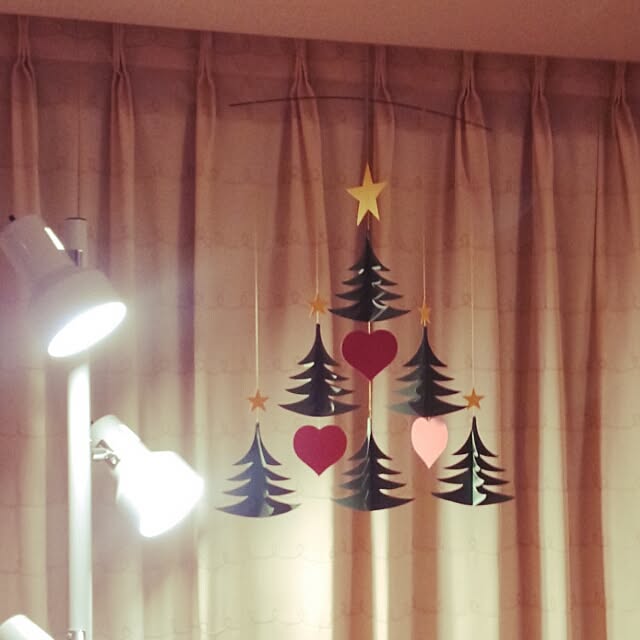 壁/天井/雑貨/モビール/クリスマス☆のインテリア実例 - 2014-11-14 20:17:18