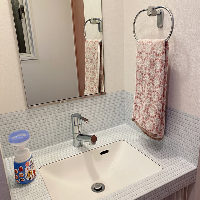 モザイクタイル DIY/リメイク/壁紙シート/ナチュラル/バス/トイレのインテリア実例 - 2021-10-22 00:41:54