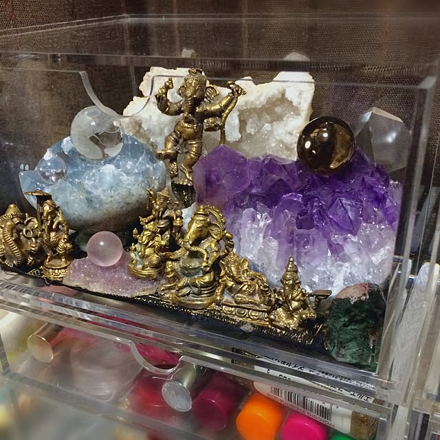 捌き アンティーク 】鉱石 石 インテリア 水晶 アメジスト