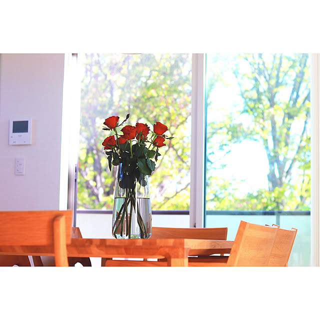 花を愛でる/薔薇/IKEA/花瓶のお花/花瓶...などのインテリア実例 - 2021-09-21 10:55:47
