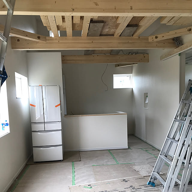 キッチン/冷蔵庫/建築中/クリナップクリンレディのインテリア実例 - 2018-06-24 19:09:12