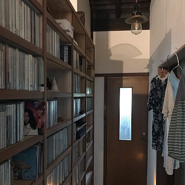 部屋干し/CD棚/リノベーション/古民家系/棚のインテリア実例 - 2021-08-19 11:10:17