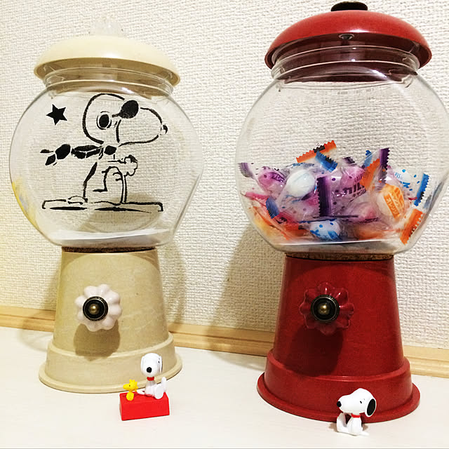 キッチン/スヌーピー/100均/セリア/ハンドメイド...などのインテリア実例 - 2018-02-13 19:31:55