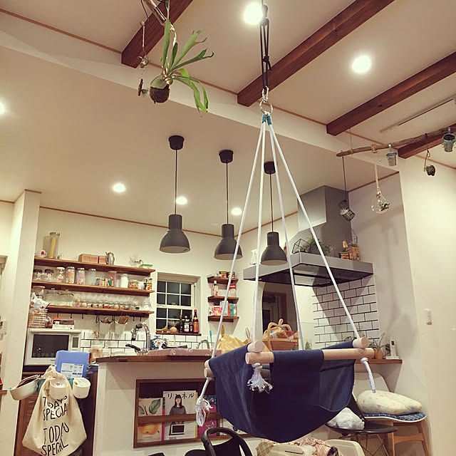 キッチン/カフェ風/DIY/IKEA/100均...などのインテリア実例 - 2017-01-09 16:19:18