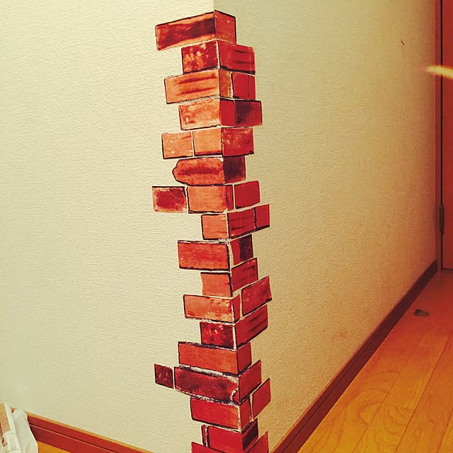 玄関/入り口/男前/まだまだアレンジ中…/100均/DIY...などのインテリア実例 - 2015-08-31 00:48:32