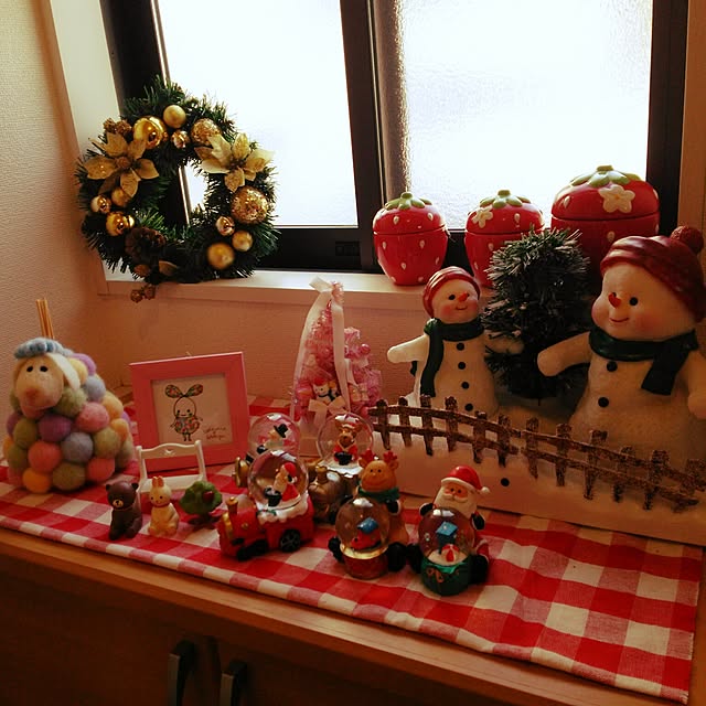玄関/入り口/ダイソー/クリスマス/飾り付けのインテリア実例 - 2015-11-24 12:09:13