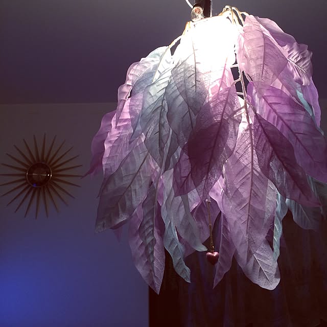 壁/天井/手作り/照明/葉っぱのインテリア実例 - 2014-11-09 17:09:33