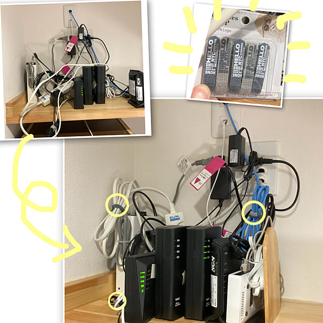 整理整頓/マジックテープの結束バンド/ブックエンドの活用法/本立て/セリア...などのインテリア実例 - 2021-05-28 02:15:09