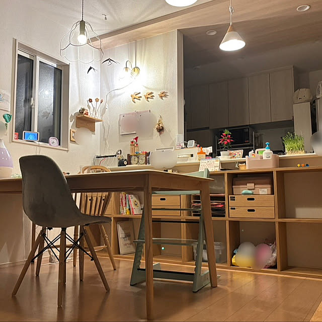 リビング/カウンター下/ダイニング/スタッキングシェルフ/一戸建て...などのインテリア実例 - 2025-01-28 00:03:05