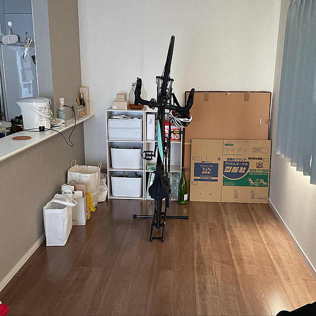 資源置き場/自転車/収納に困っているもの/リビングのインテリア実例 - 2021-11-11 21:04:19