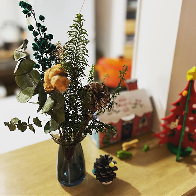 ディスプレイ/クリスマス/Aoyama Flower Market/ドライフラワー/キッチンのインテリア実例 - 2022-12-20 19:08:33