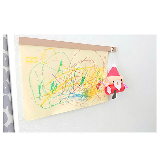 壁/天井/こどもと暮らす/こどもと暮らす。/こどもの作品/無印良品...などのインテリア実例 - 2022-04-04 14:41:35