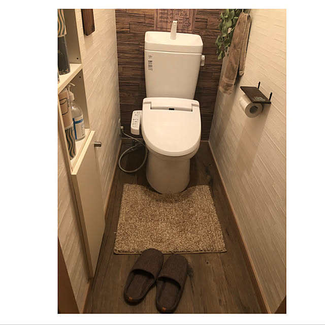 ニトリのトイレマット/RCの出逢いに感謝✨/いつもいいねやコメントありがとう♡/ニトリ/バス/トイレのインテリア実例 - 2021-10-17 19:46:37
