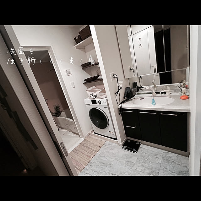 バス/トイレ/自作/一人暮らし/北欧/北欧インテリア...などのインテリア実例 - 2023-11-23 23:12:37