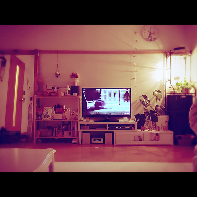 リビング/ニトリ/3COINS/ホワイトインテリア/ナチュラル...などのインテリア実例 - 2018-05-11 23:53:42