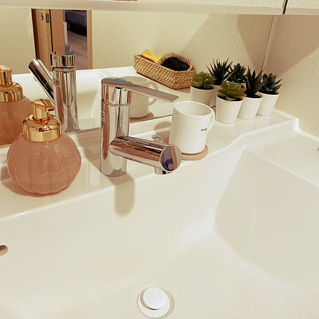 100均/IKEA/フェイクグリーン/多肉植物/バス/トイレのインテリア実例 - 2021-10-03 22:22:41