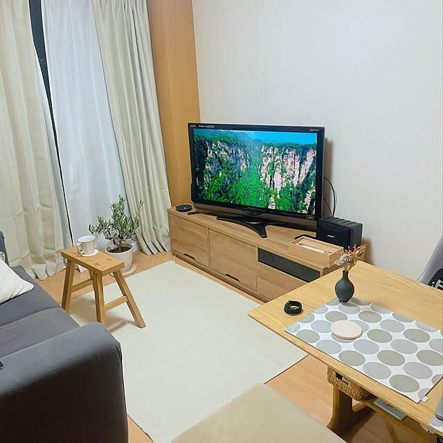 無印良品/一人暮らし/ナチュラル/部屋全体のインテリア実例 - 2021-06-12 15:41:26