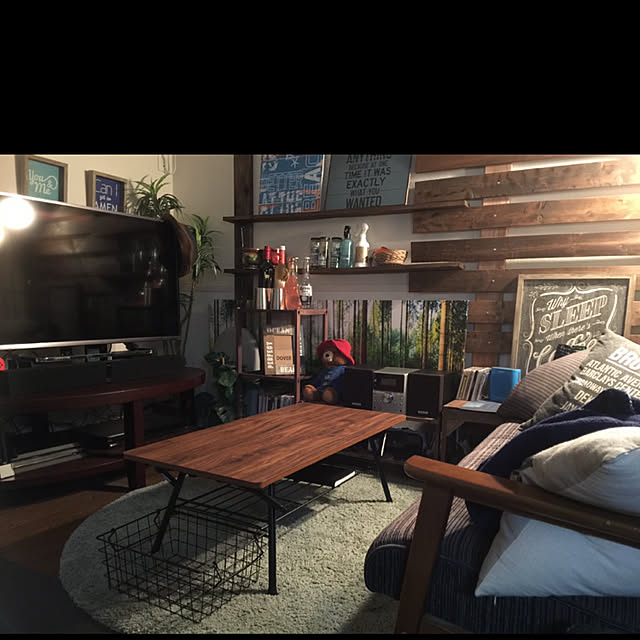 DIY/カフェ風/フェイクグリーン/リビングのインテリア実例 - 2019-08-15 15:48:39