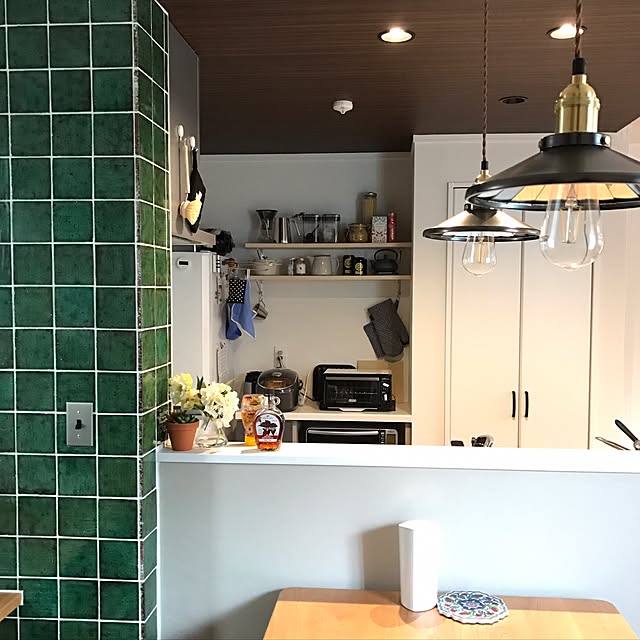 キッチン/キッチン収納/キッチンカウンター/新築一戸建て/新居...などのインテリア実例 - 2017-02-26 14:37:10