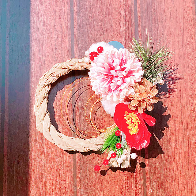 お正月/DIY/玄関ドア/良いお年を/しめ縄...などのインテリア実例 - 2019-12-29 00:52:38