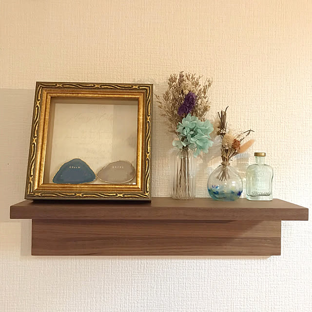 無印良品/無印良品 壁に付けられる家具/ドライフラワー/飾り棚/壁/天井のインテリア実例 - 2023-03-21 18:20:47